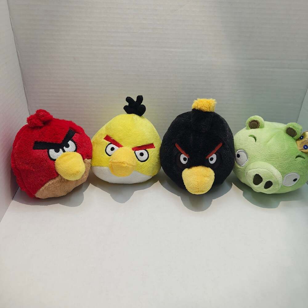 Angry Birds Set of 4 Plush Toys Plush 5 inch Game